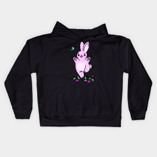 Happy Joy Funny Bunny Kids Hoodie